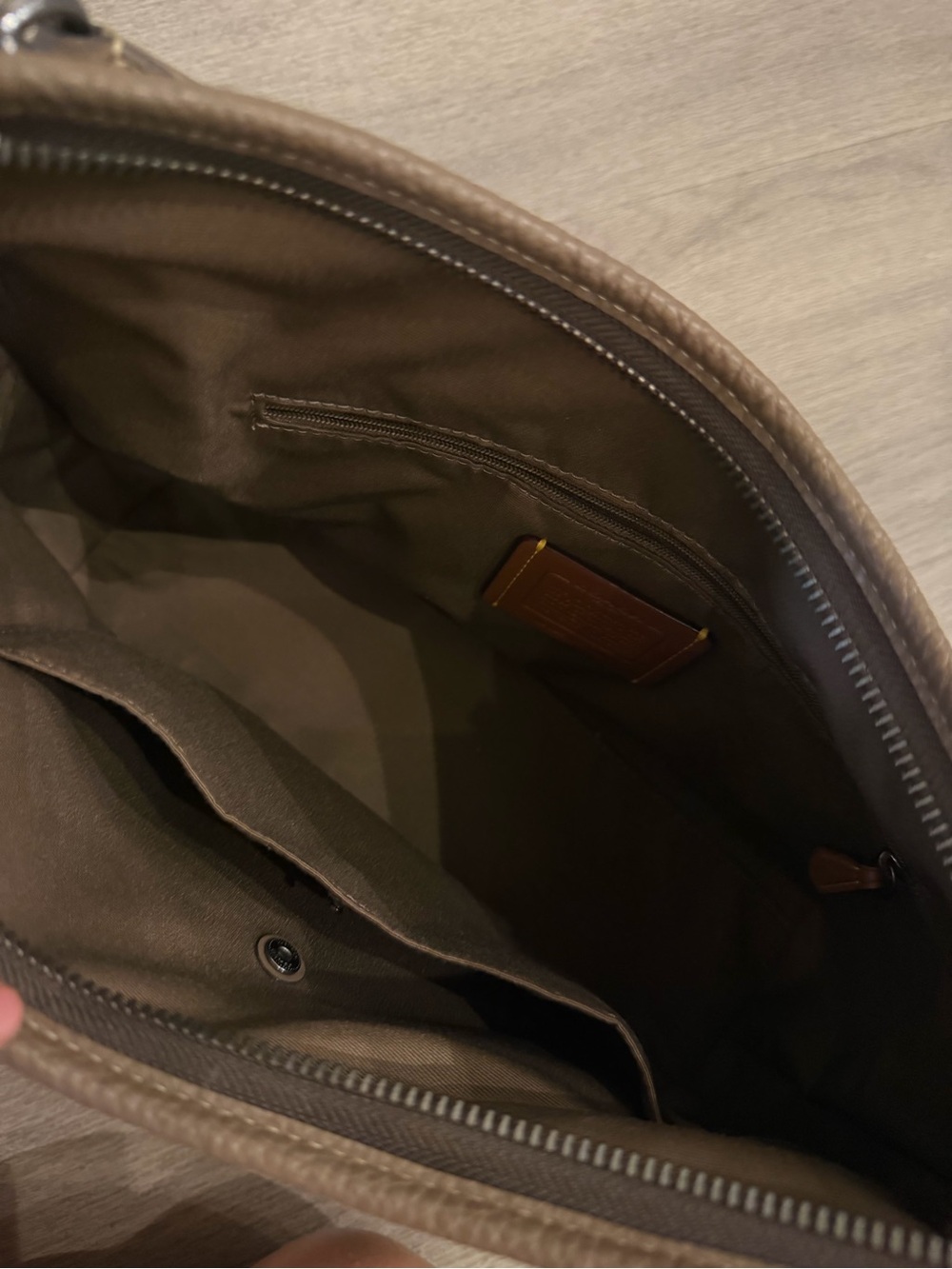 Coach Laurel Shoulder Bag in Taupe - Picture 4 of 8